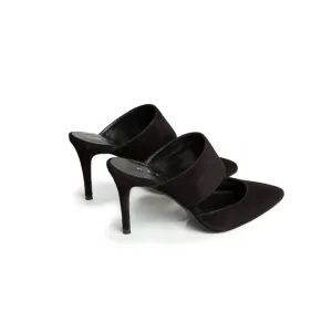 ALBA STILETTOS BLACK SUEDE 8CM HEEL