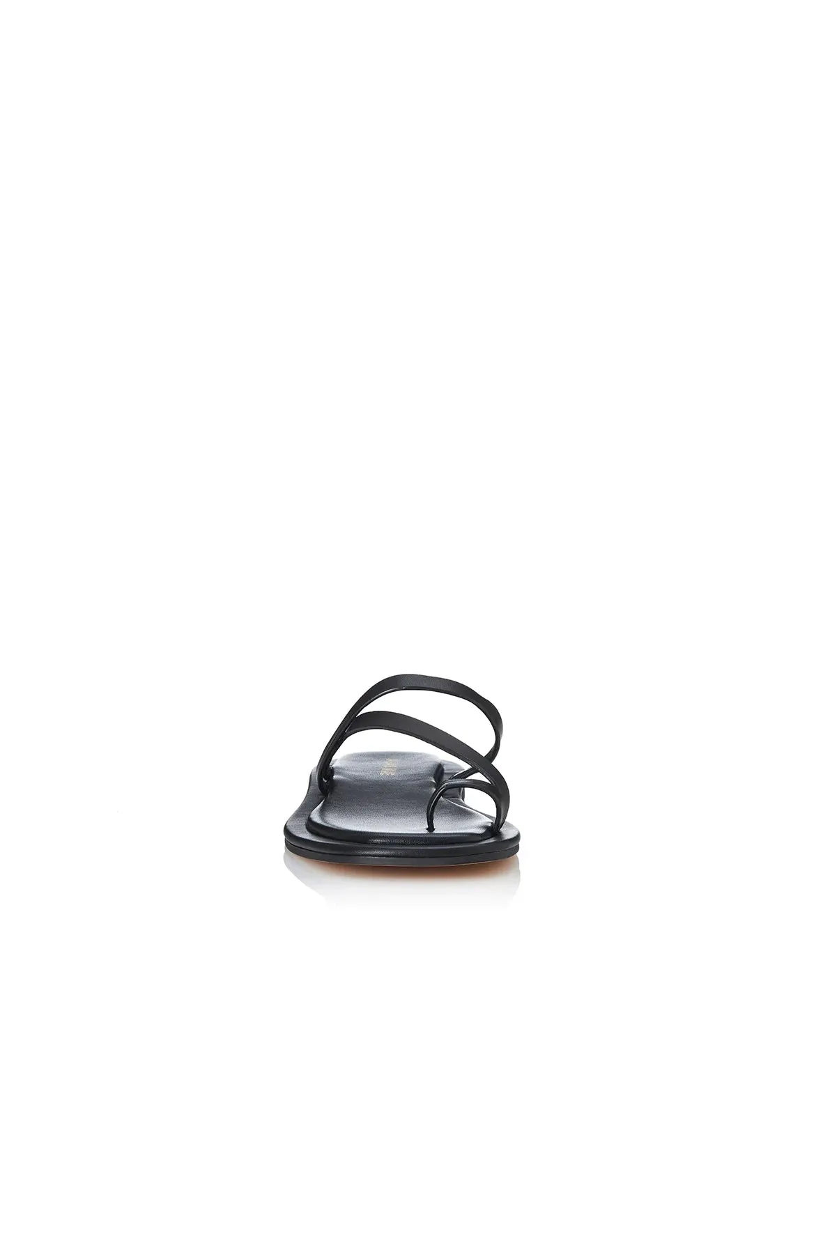 Alias Mae - Kendra Slide - Black Leather