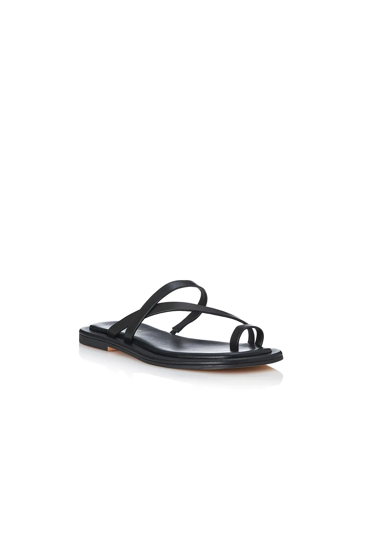 Alias Mae - Kendra Slide - Black Leather