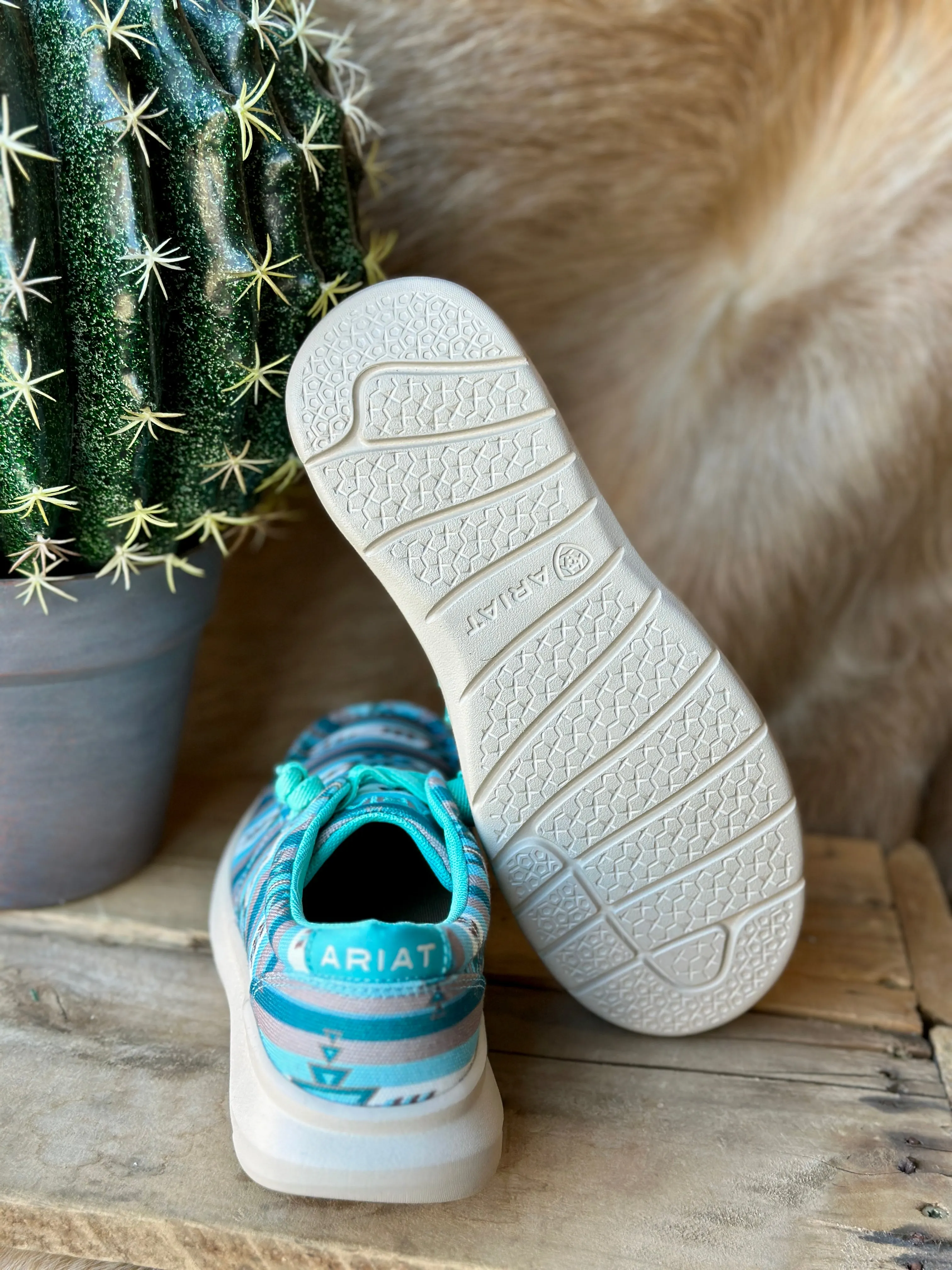 Ariat Hilo Slip-On Shoe [Turquoise Texarkana]