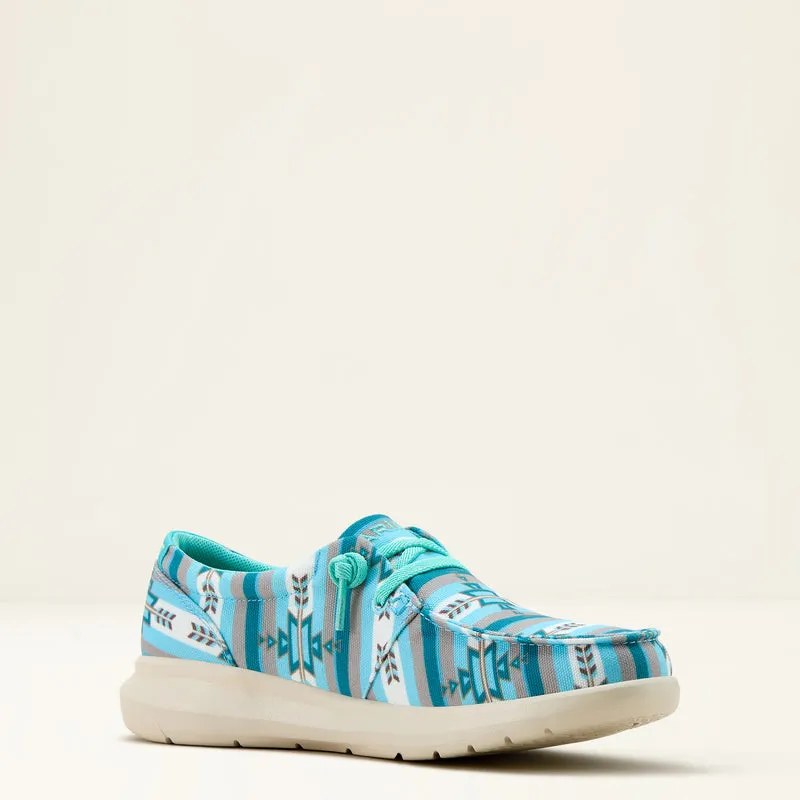 Ariat Hilo Slip-On Shoe [Turquoise Texarkana]