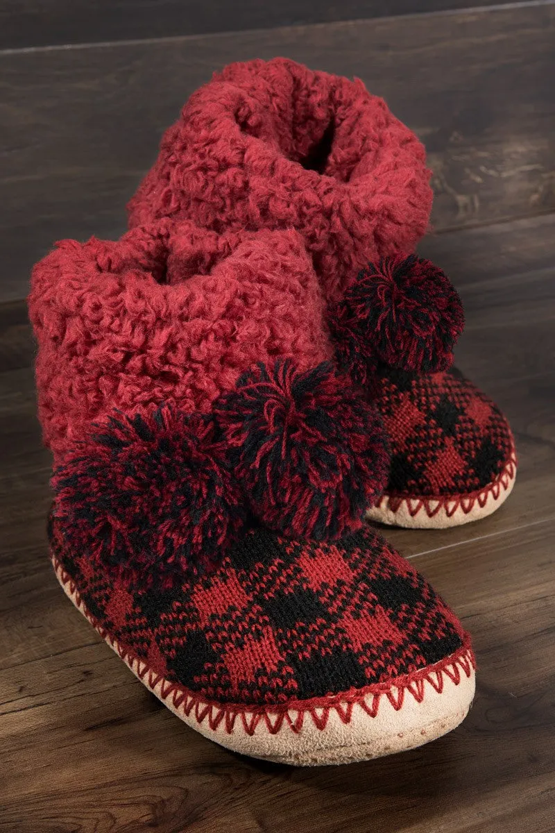 Ashley Buffalo Plaid Slippers