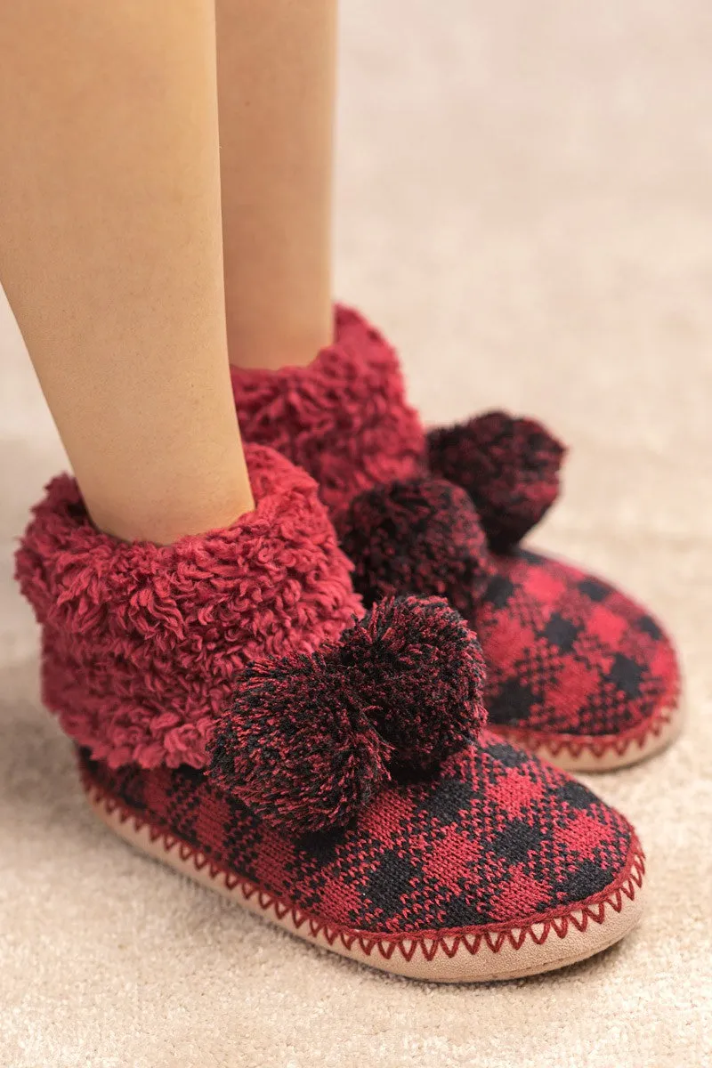 Ashley Buffalo Plaid Slippers