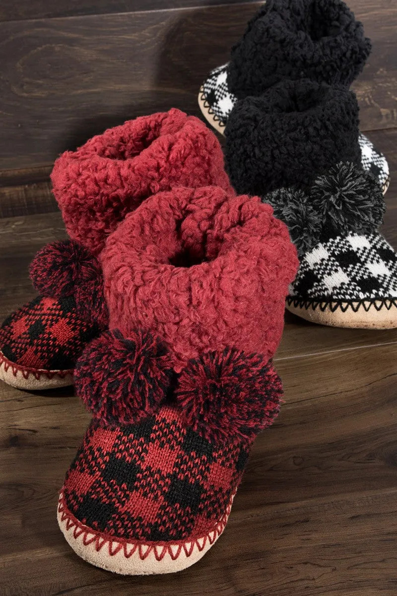 Ashley Buffalo Plaid Slippers