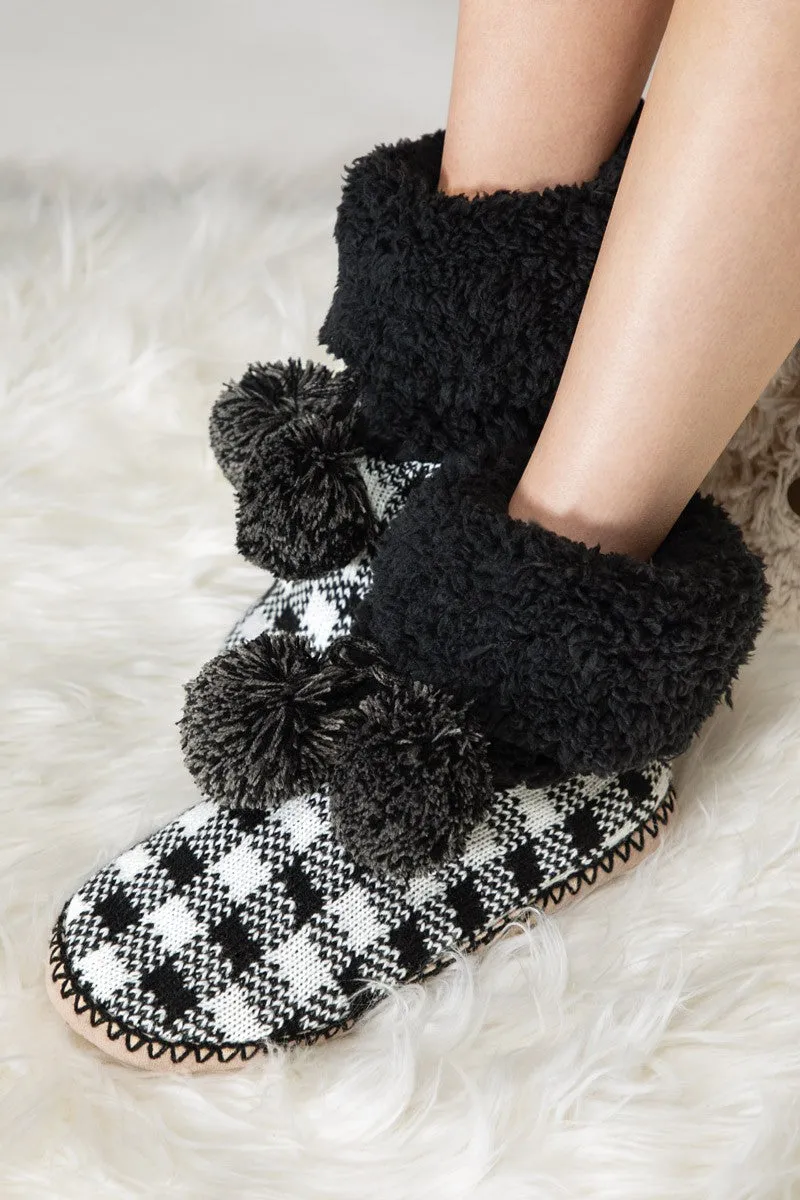 Ashley Buffalo Plaid Slippers