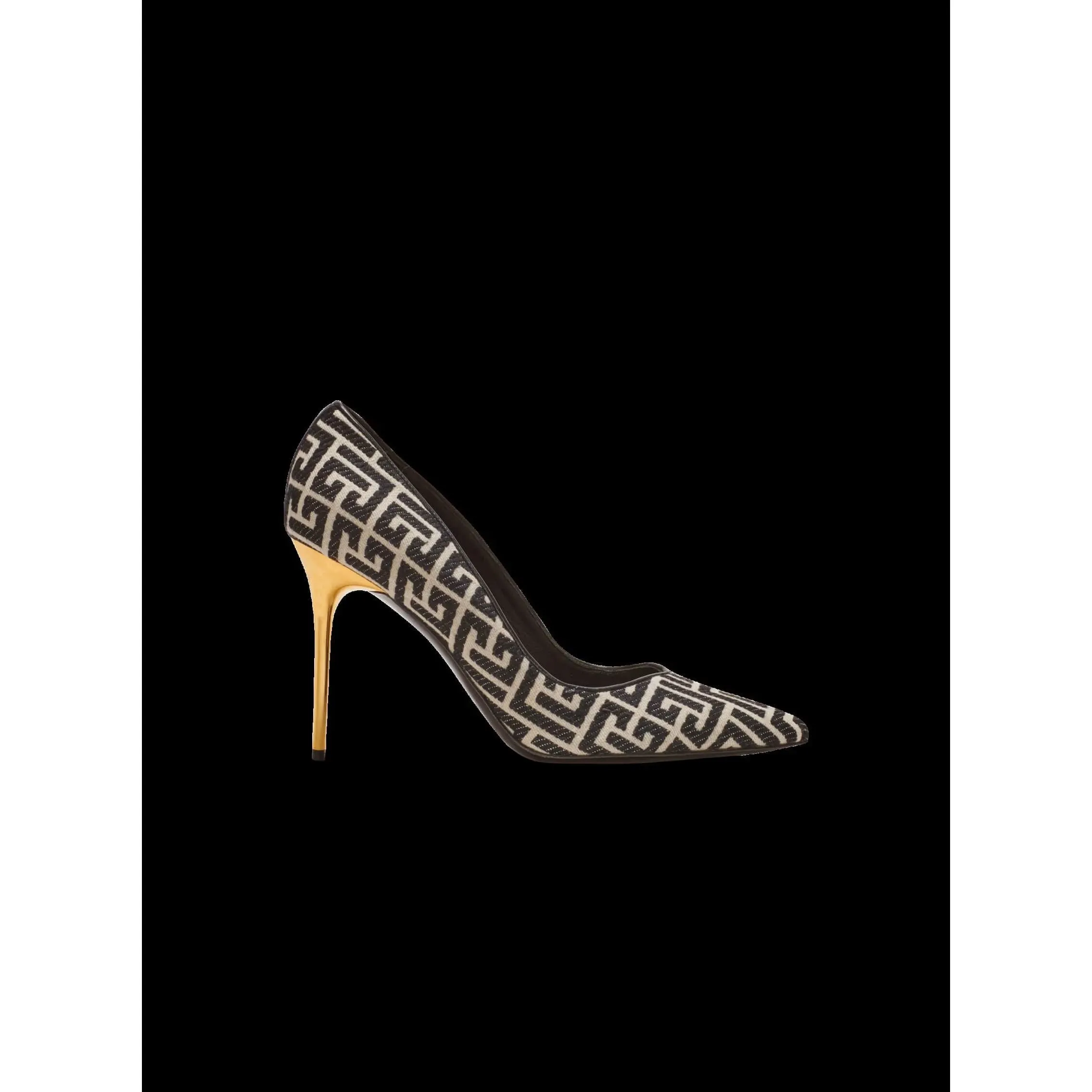 BALMAIN PARIS Ruby stilettos with jacquard monogram