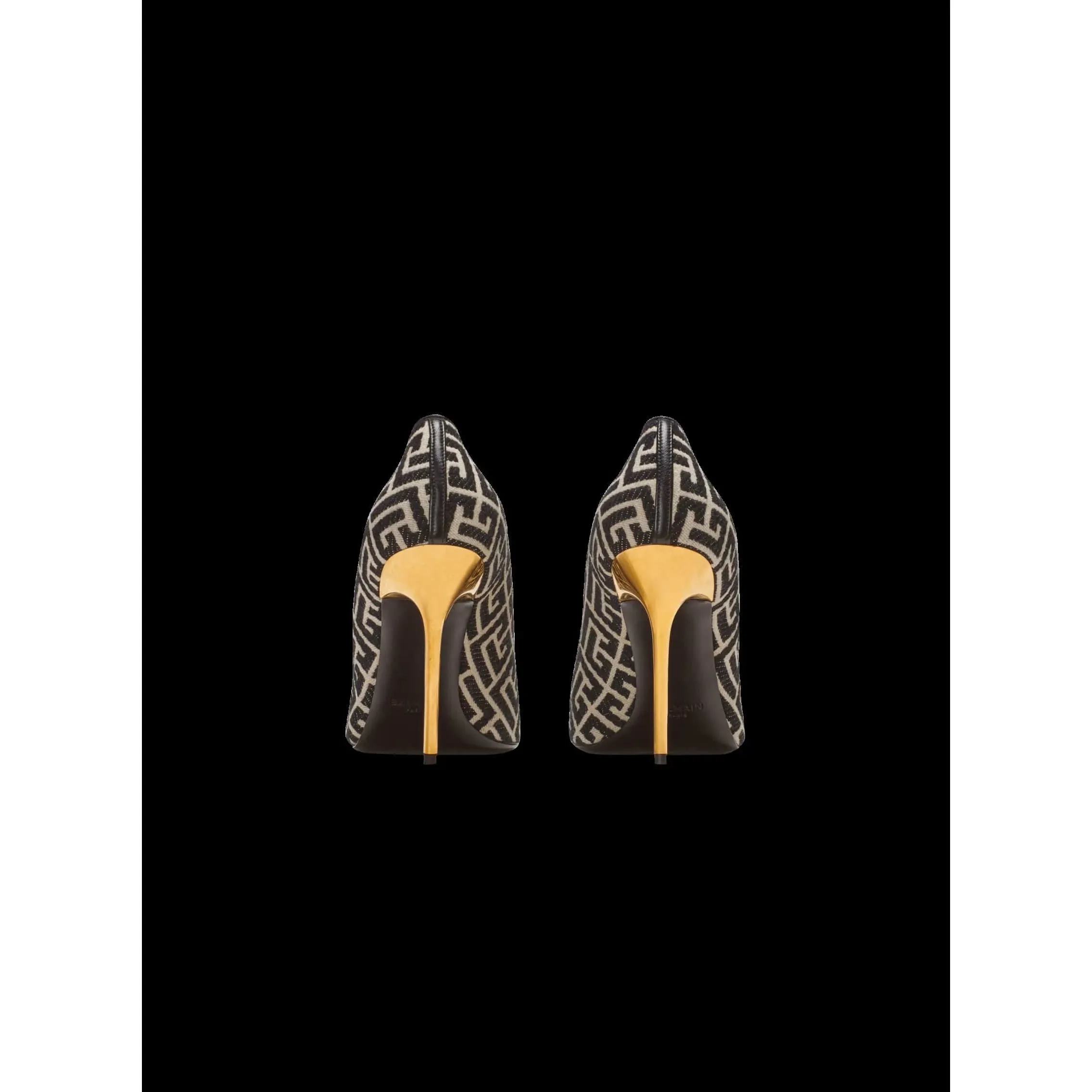 BALMAIN PARIS Ruby stilettos with jacquard monogram