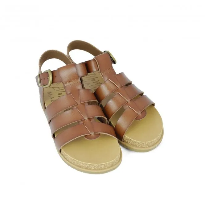 Blowfish Fillip faux leather sandal Henna