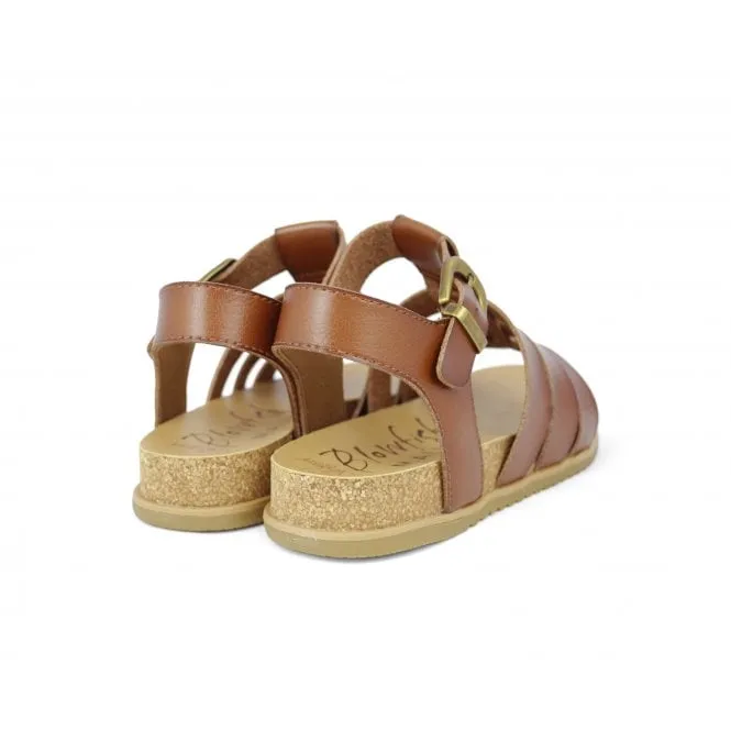 Blowfish Fillip faux leather sandal Henna