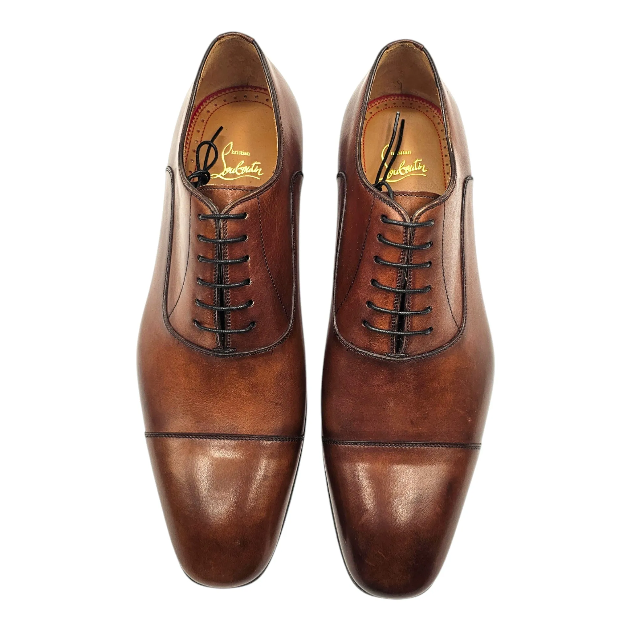 Christian Louboutin Greggo Oxford Shoes - Leather - Brown EU 44 / US 11