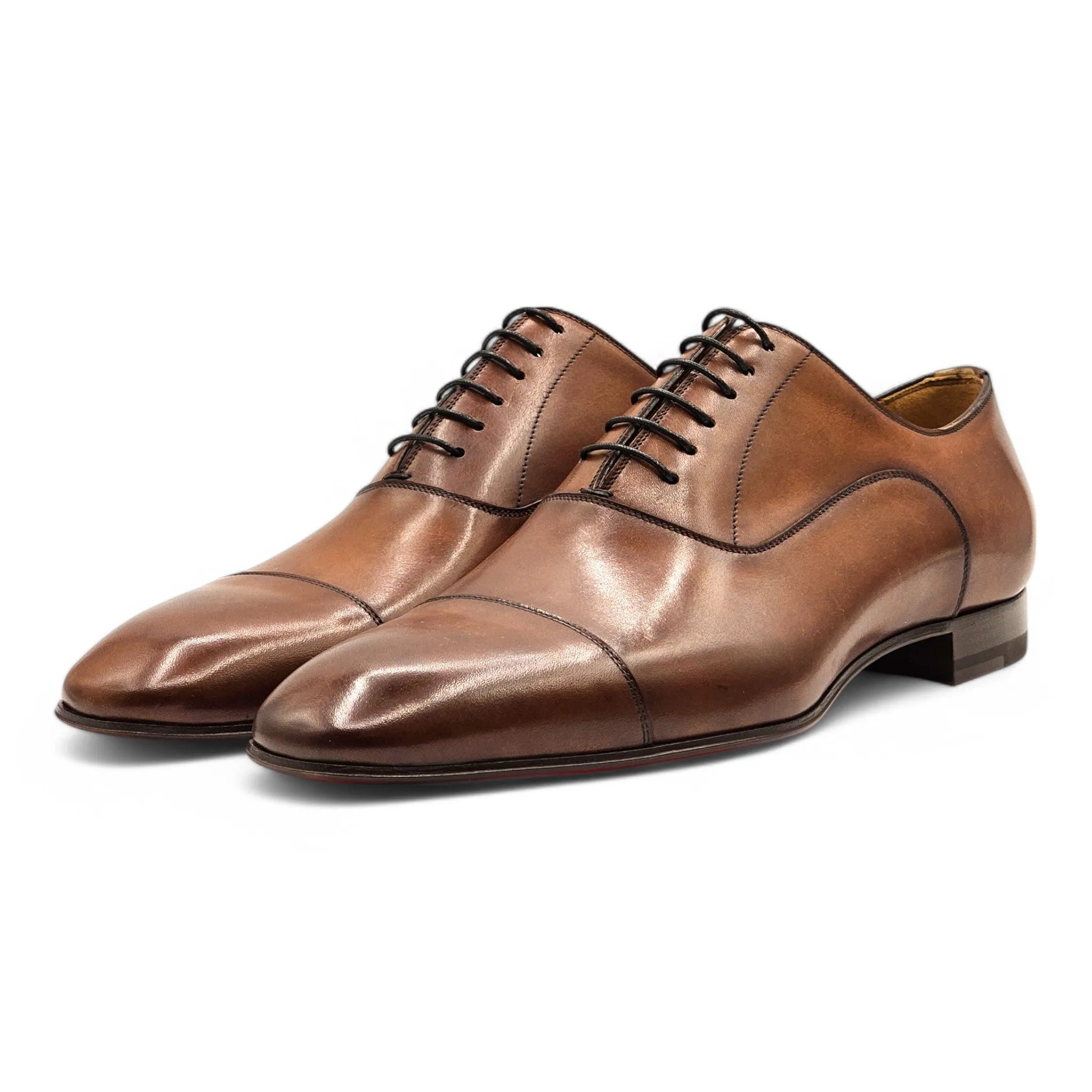 Christian Louboutin Greggo Oxford Shoes - Leather - Brown EU 44 / US 11
