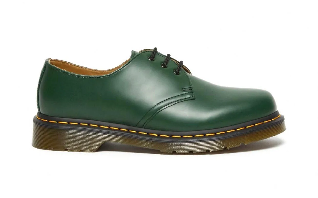 Dr. Martens 1461 Green Smooth 3 Eyelet Shoe