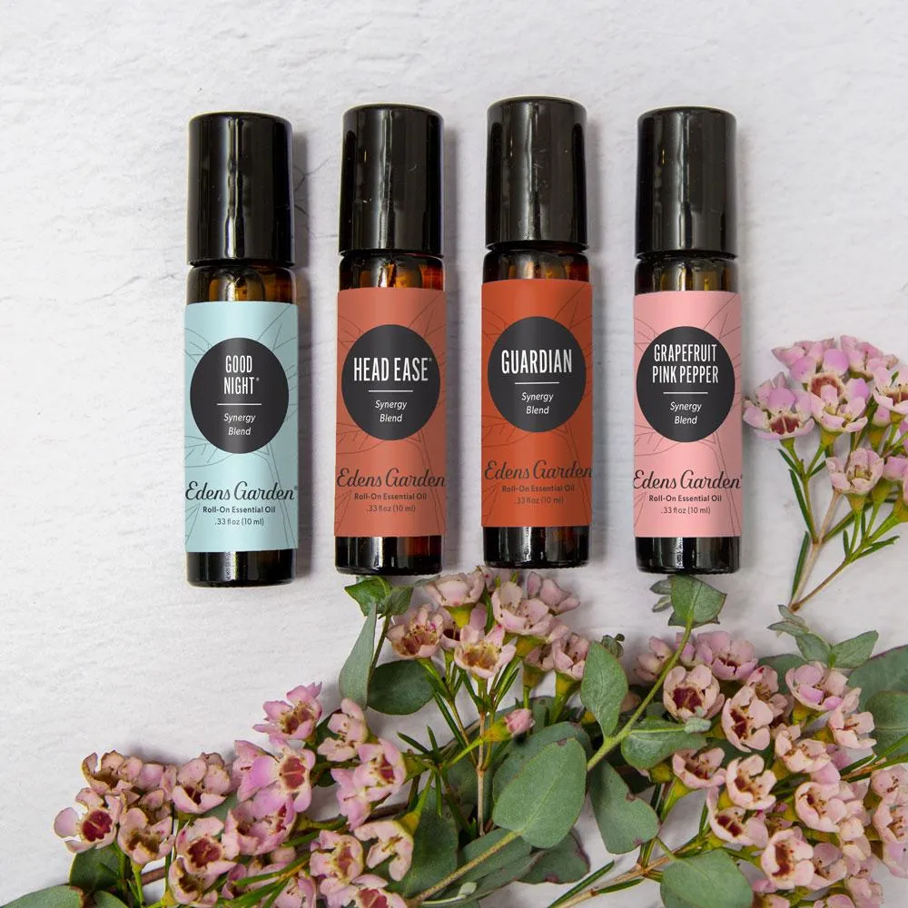 Head Ease Essential Oil Roll-On- For Effectively Treating Headaches & Tension Naturally