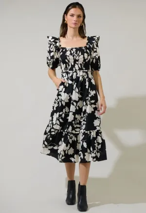 Mable Smocked Maxi Dress