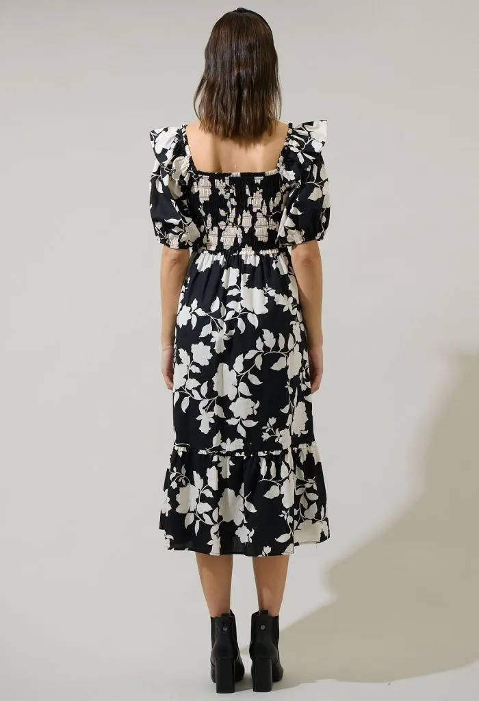 Mable Smocked Maxi Dress