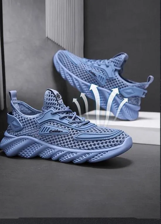 Mens Slip On Sneakers Comfy Mesh Sports Shoes