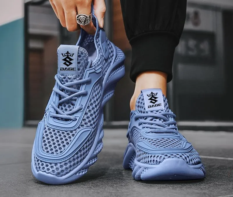 Mens Slip On Sneakers Comfy Mesh Sports Shoes