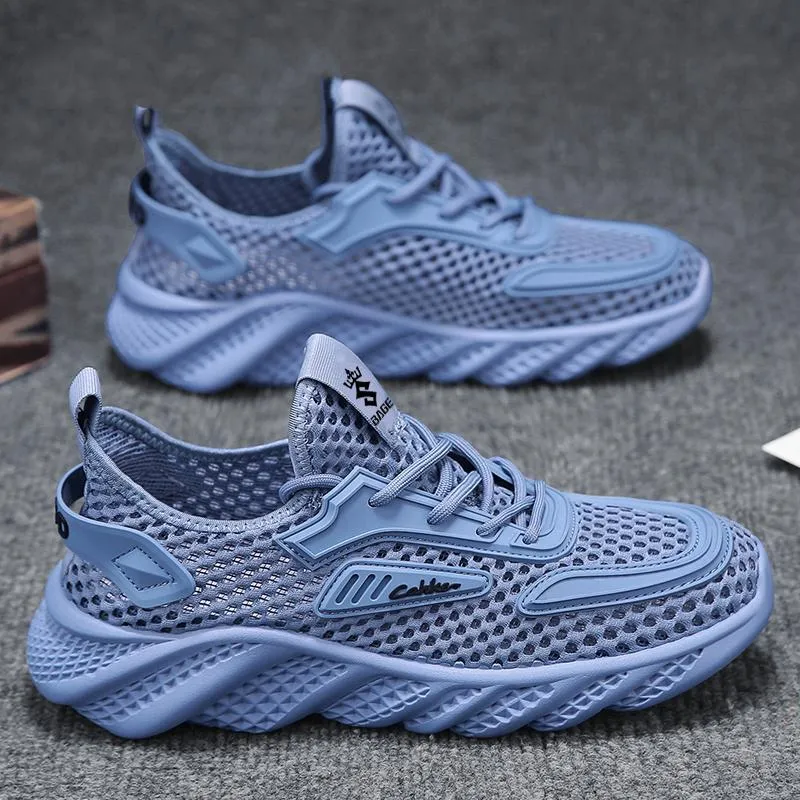 Mens Slip On Sneakers Comfy Mesh Sports Shoes