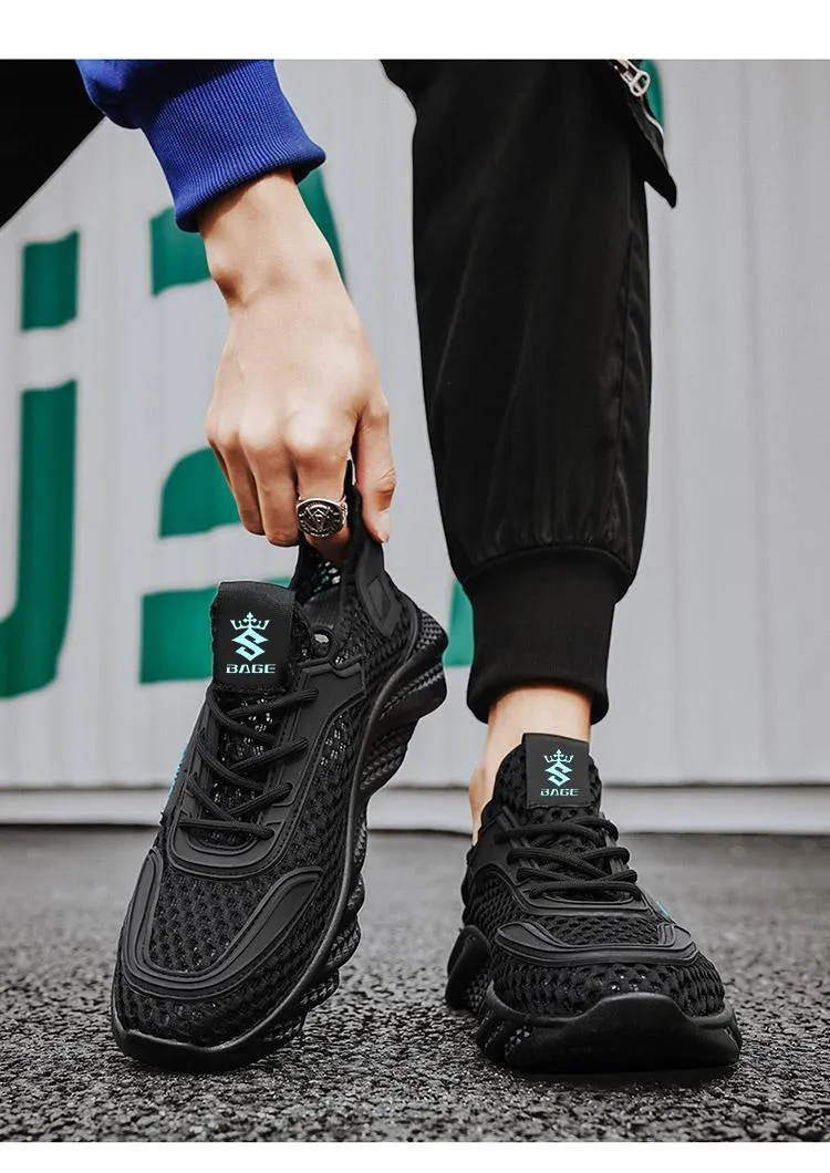 Mens Slip On Sneakers Comfy Mesh Sports Shoes