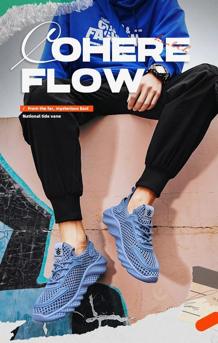 Mens Slip On Sneakers Comfy Mesh Sports Shoes