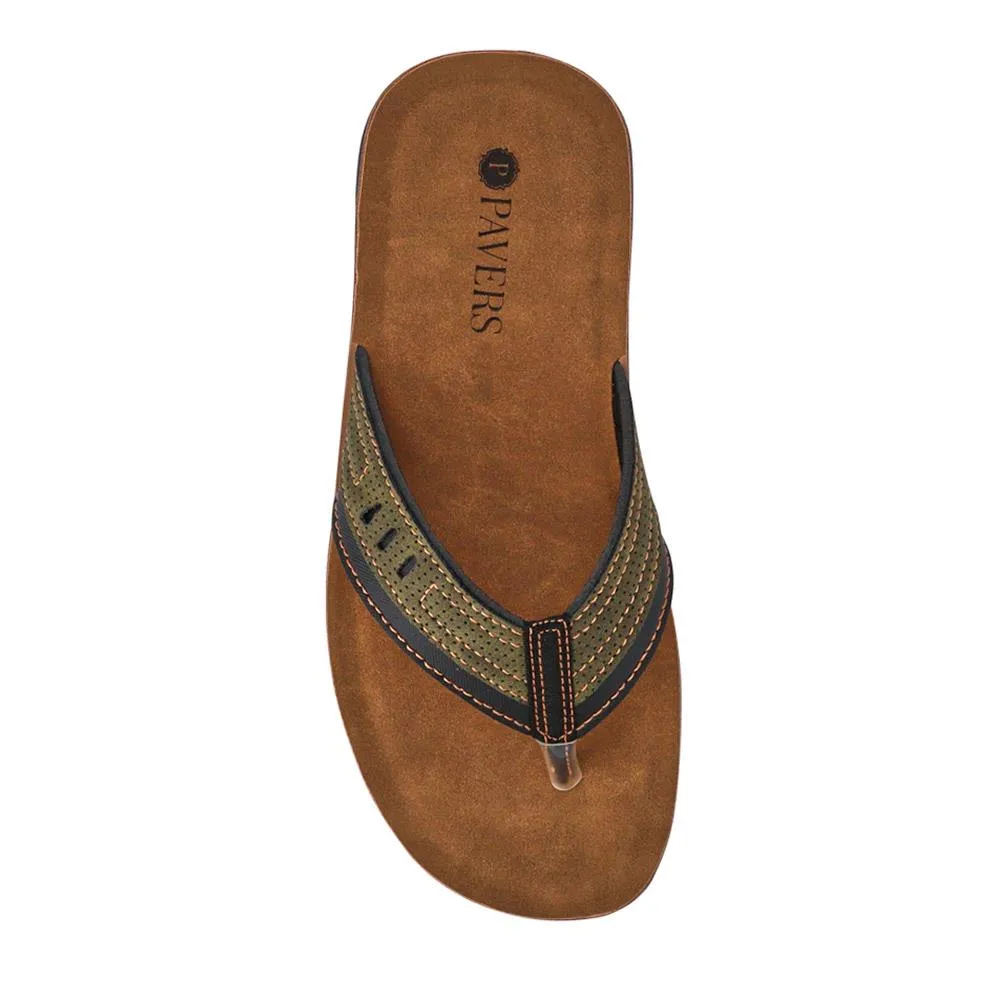 Men's Slip-On Toe Post Sandals - INB41013 / 326 998