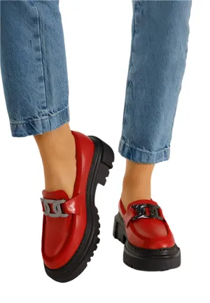 Mocasines de piel autntica