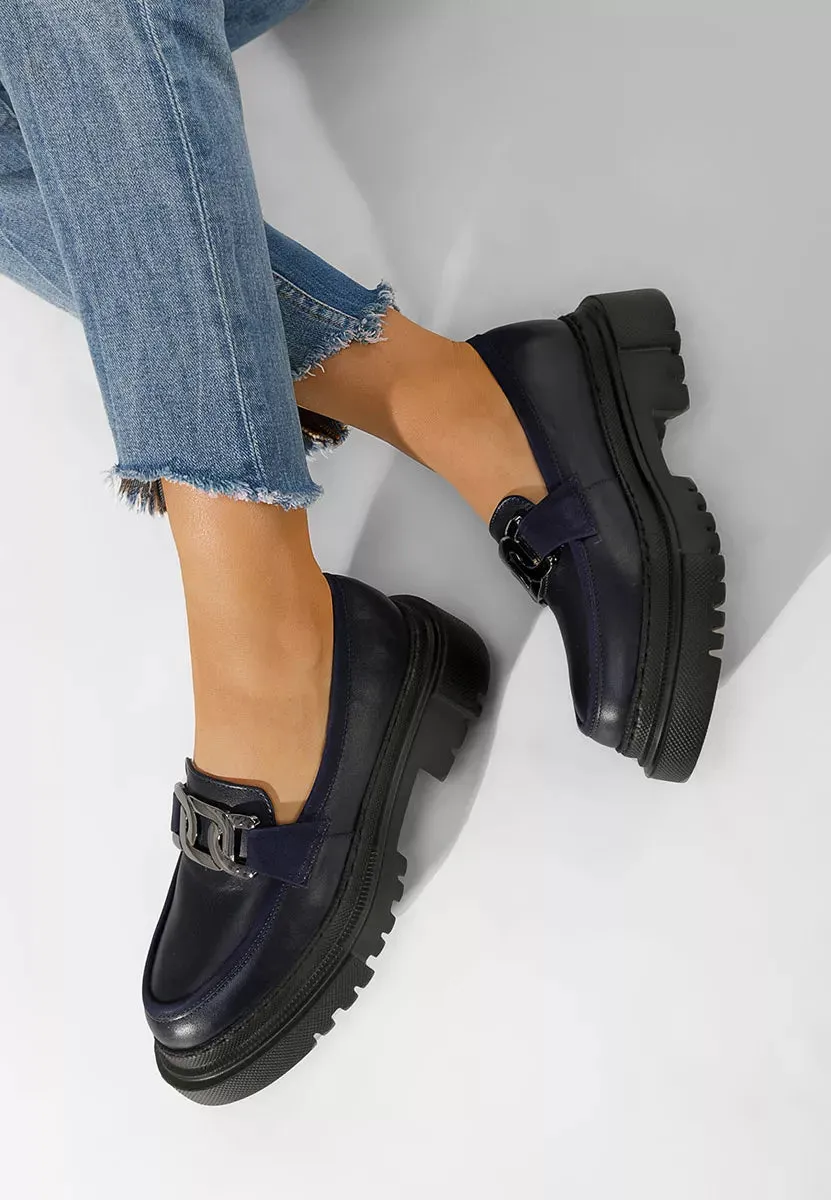 Mocasines de piel autntica