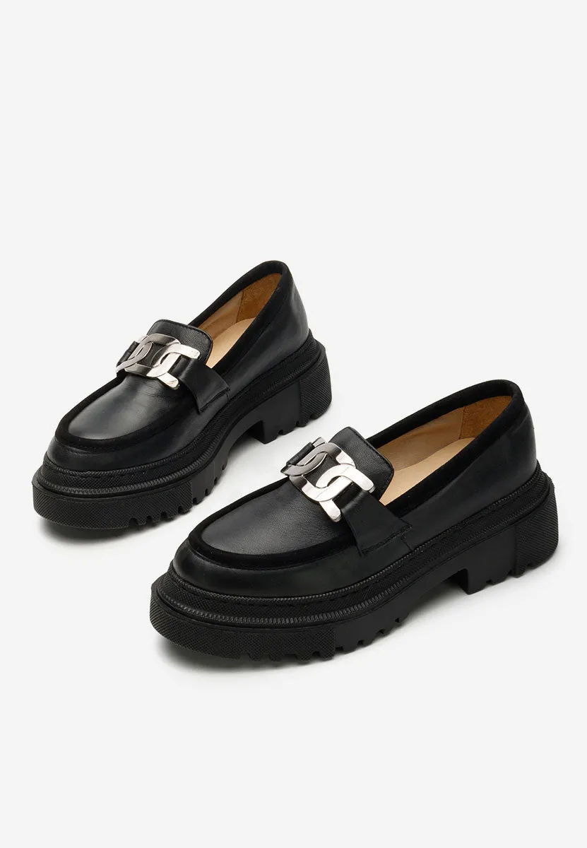 Mocasines de piel autntica