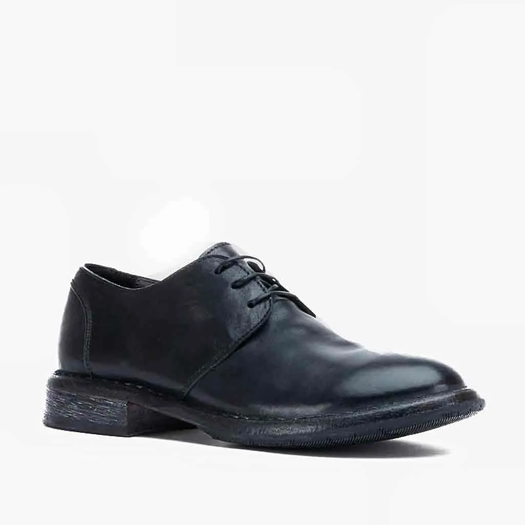 MOMA Italian Lace-Up Oxford - Black