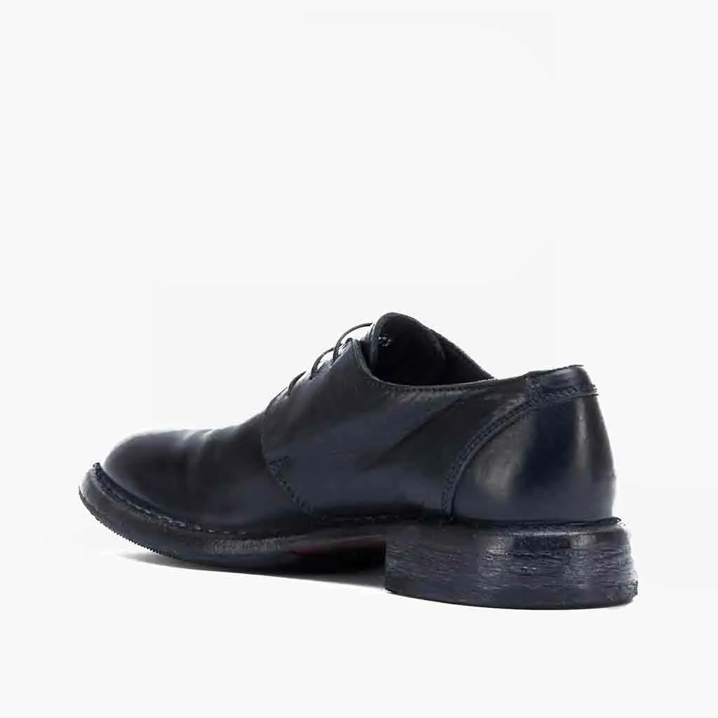 MOMA Italian Lace-Up Oxford - Black