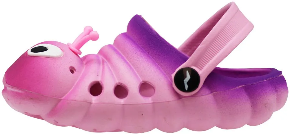 NORTY Tod Girls 7-12 Pink/Purple Tie Dye Clog C1060