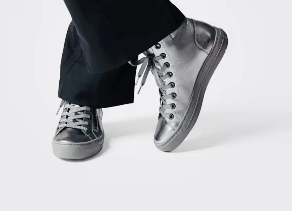 Paul Green metallic clay hightop