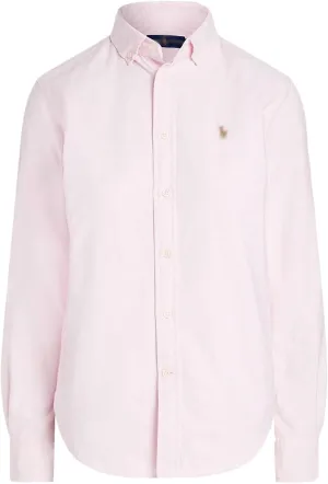 Polo Women's Classic Fit Long Sleeve Button Down Oxford Shirt
