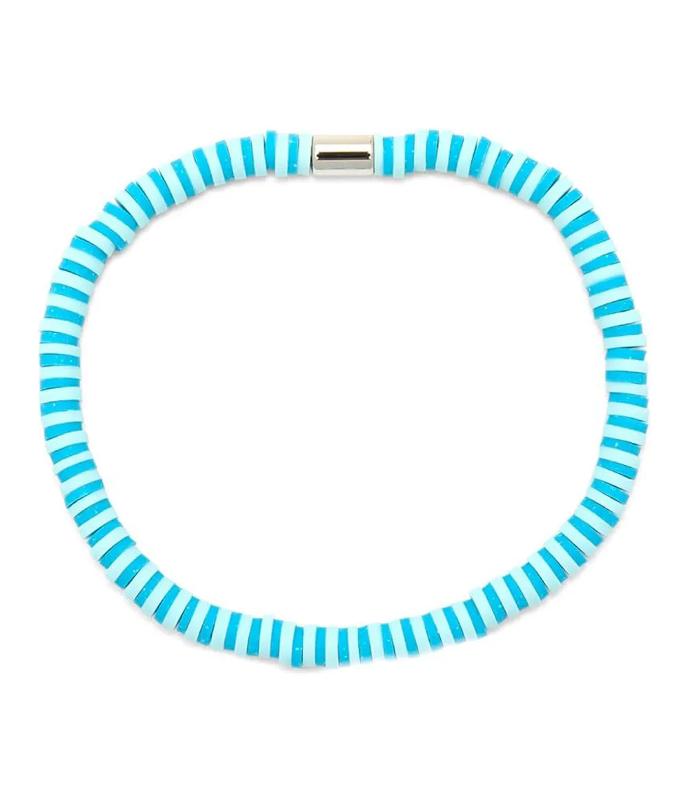 Pura Vida SeaScape Vinyl Disc Stretch Bracelet