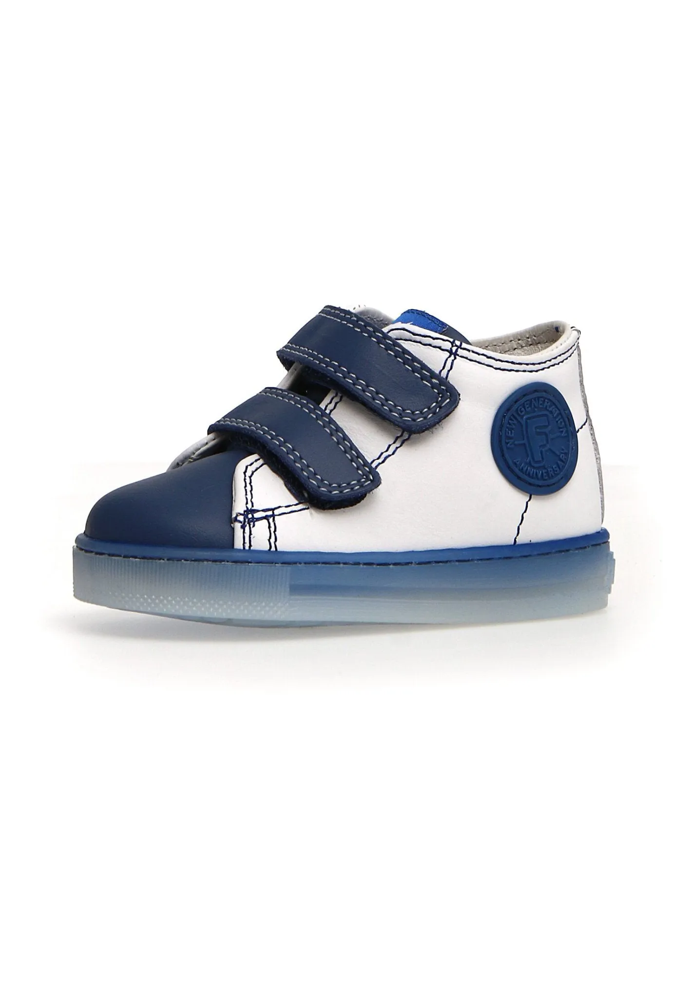 SALE SP24 Falcotto Michael Pebbled Leather Double Velcro Sneaker/Boot