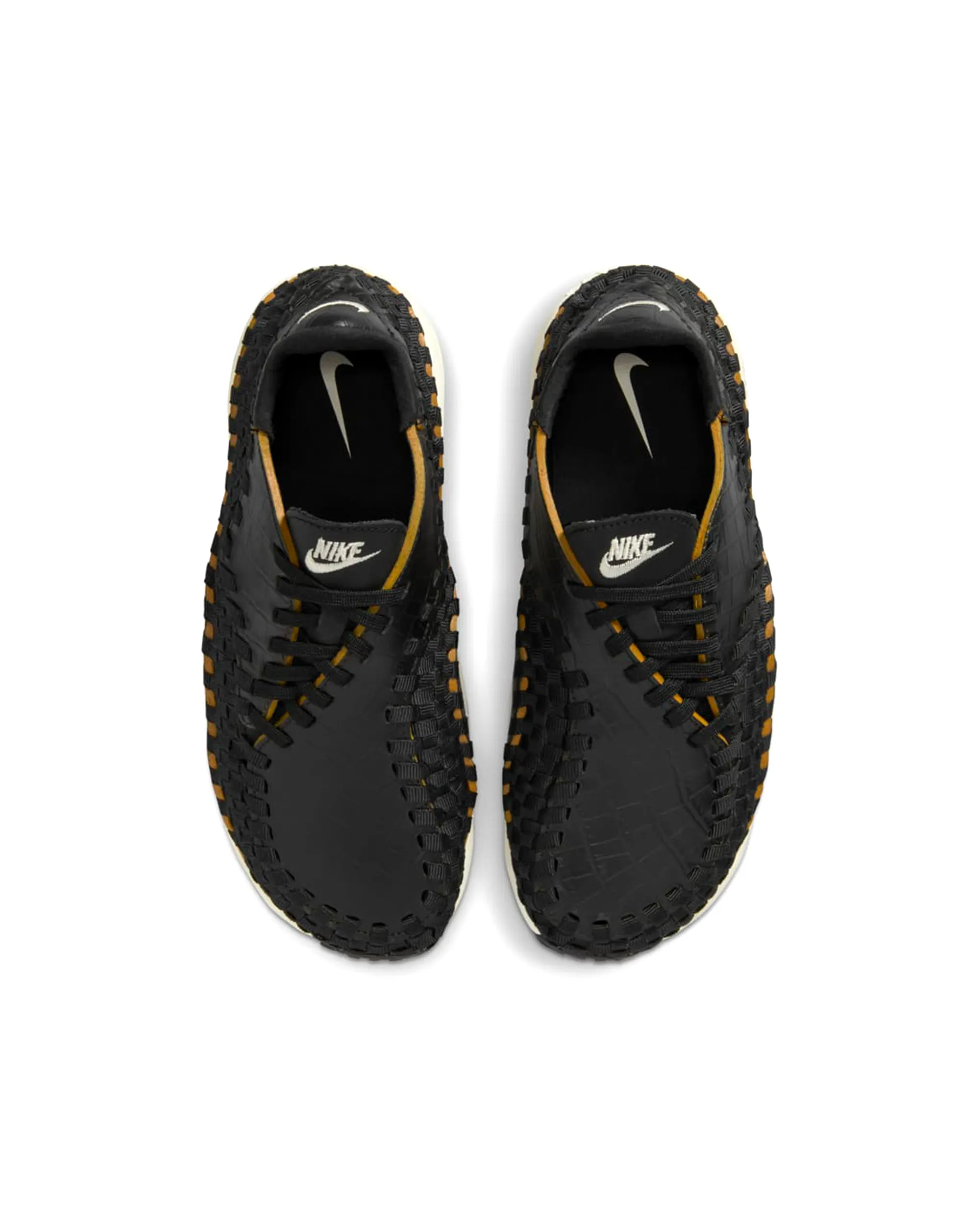 Womens Air Footscape Woven Prm - Black / Pale Ivory-Desert Ochre